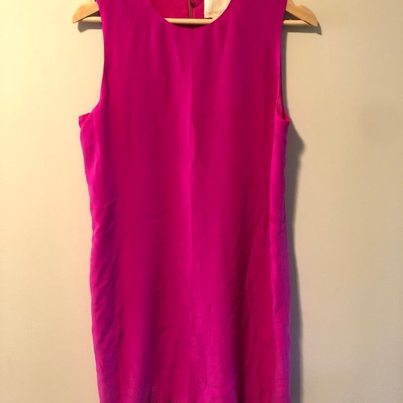 Cynthia Rowley Pink Silk Dress 10 - Picture 2 of 6